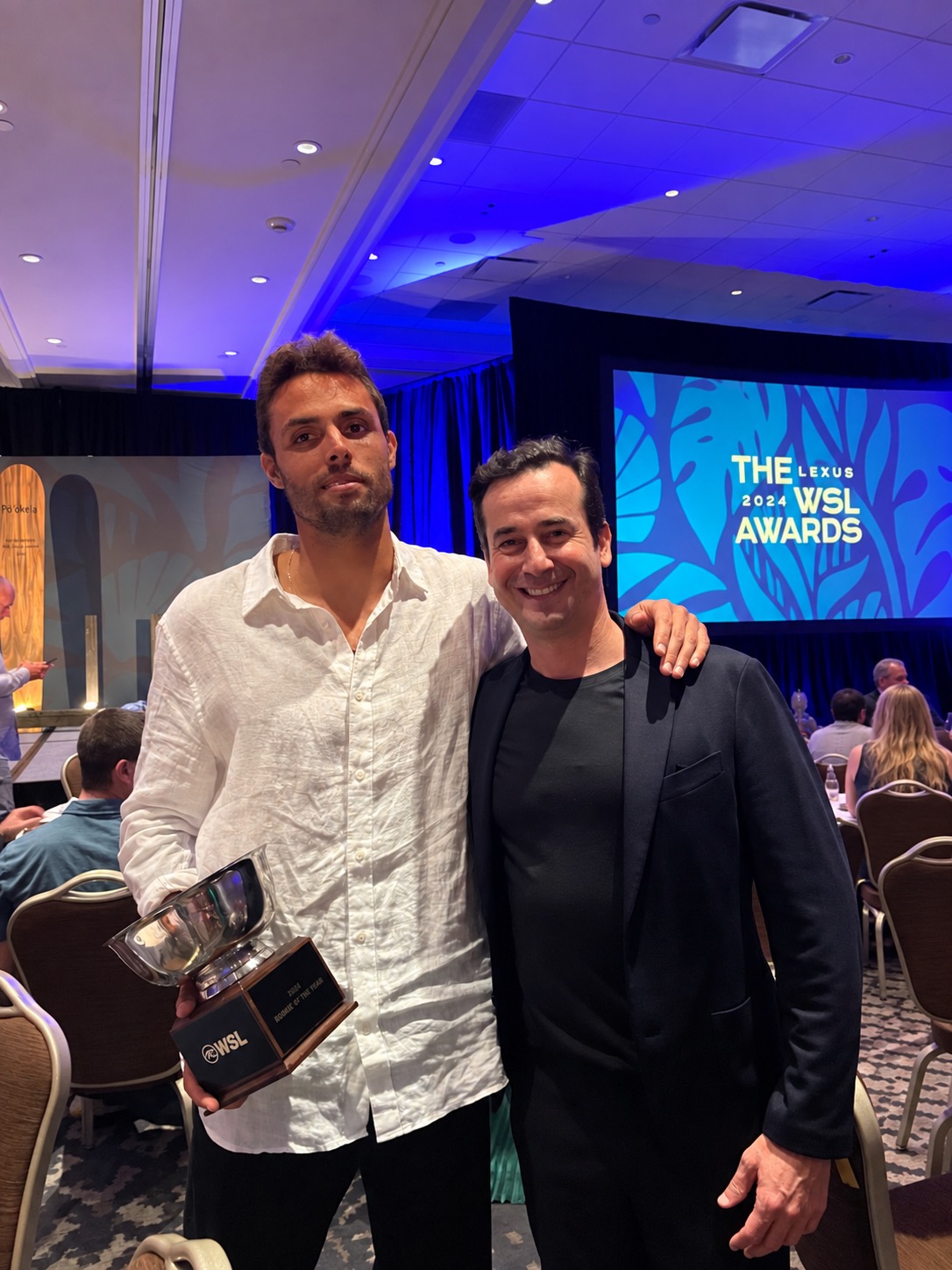 With Ian Gentil, WSL Awards